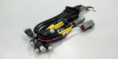Wire harness or molding cable used in automatic machine