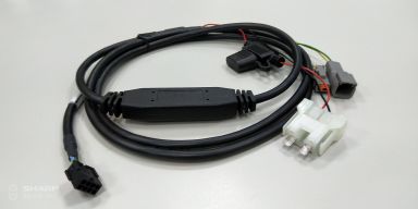 Control cable for automotive control box or multimedia center 